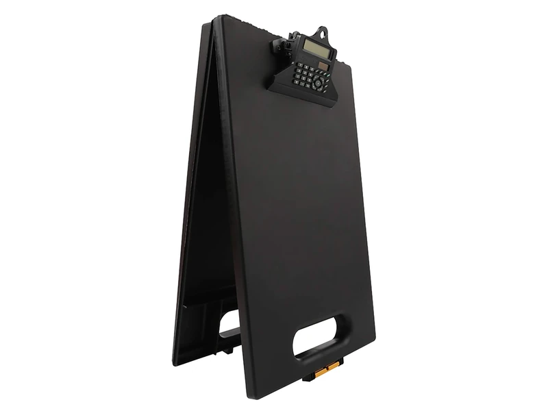 Seco A4 Weatherproof 3-in-1 Clipcase Clipboard with Calculator - Black (Pack of 6)