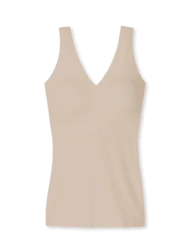 Schiesser Women's Tank Top with Removable Pads - Invisible Soft