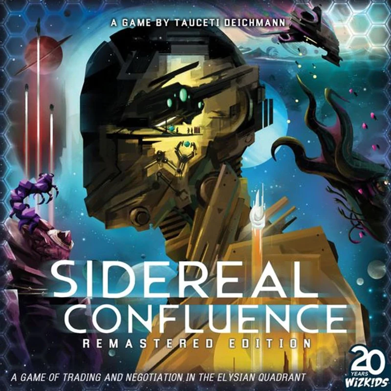 WizKids | Sidereal Confluence: Remastered Edition | Board Game | 4 to 9 Players | 120 to 180 Minutess Playing Time | Ages 14+