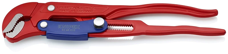 KNIPEX Tools - Swedish Pattern Pipe Wrench, S-Shape Fast Adjust (8360010)