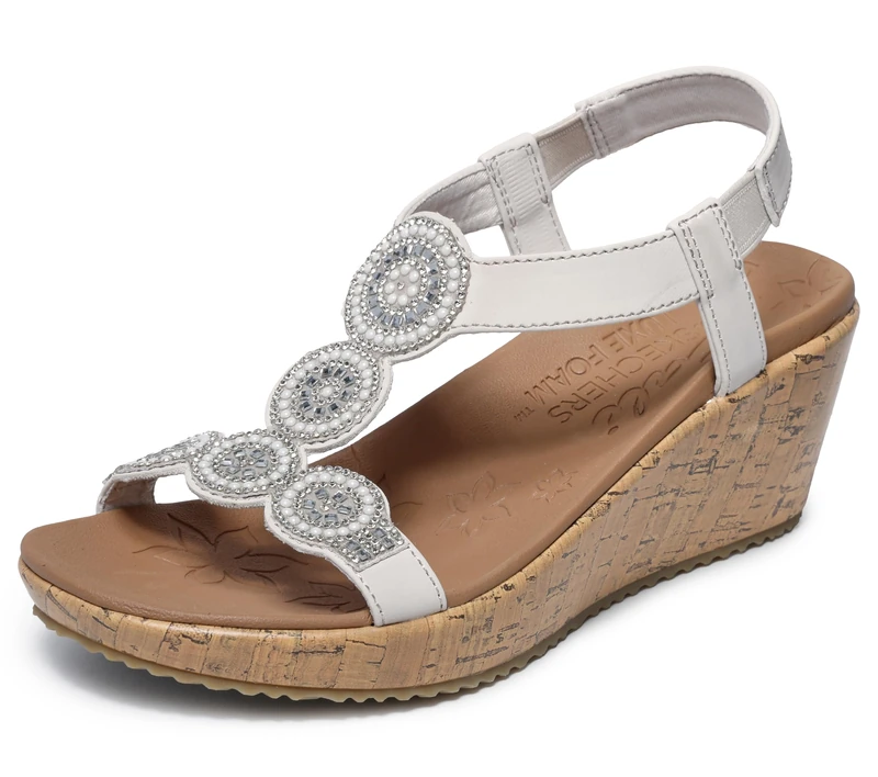 SKECHERS BEVERLEE DATE GLAM, Women's Wedge, OFWT, 3 UK (36 EU) - Image 1