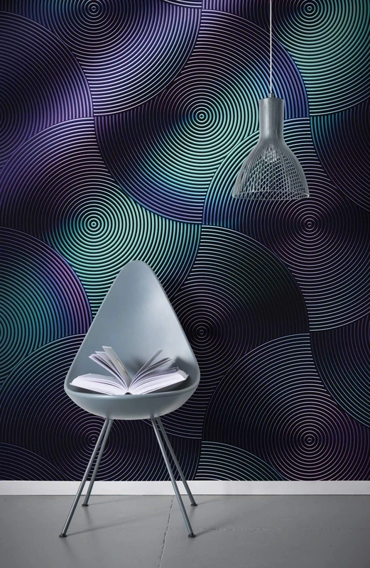 Komar 6028A-VD2 Vlies Fototapete Mystic, 200 x 250 cm (Breite x Höhe), Tapete, Schlafzimmer, Wohnzimmer, Flur, Design, Dekoration, Wanddeko Non-Woven Photo Wallpaper, Colourful