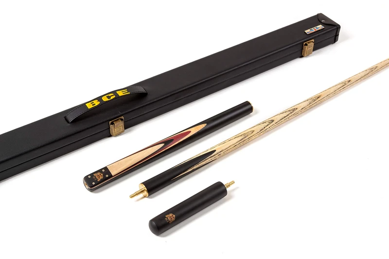 BCE Heritage Sapele Mahogany ¾ Cut Cue- 145cm- 9.5mm tip with 15cm extension and hard case