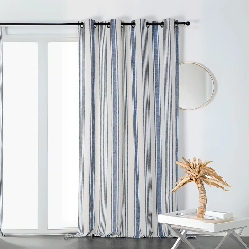 Linder 513/45/375FR/145x265 Eyelet Panel, Polyester, Blue, 145 x 265