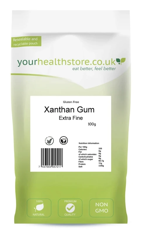 Xanthan Gum 100g by yourhealthstore, Gluten Free, Extra Fine 200 mesh, Non GMO.