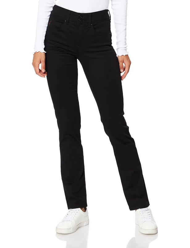 Salsa Secret Push in Slim True Black Jeans