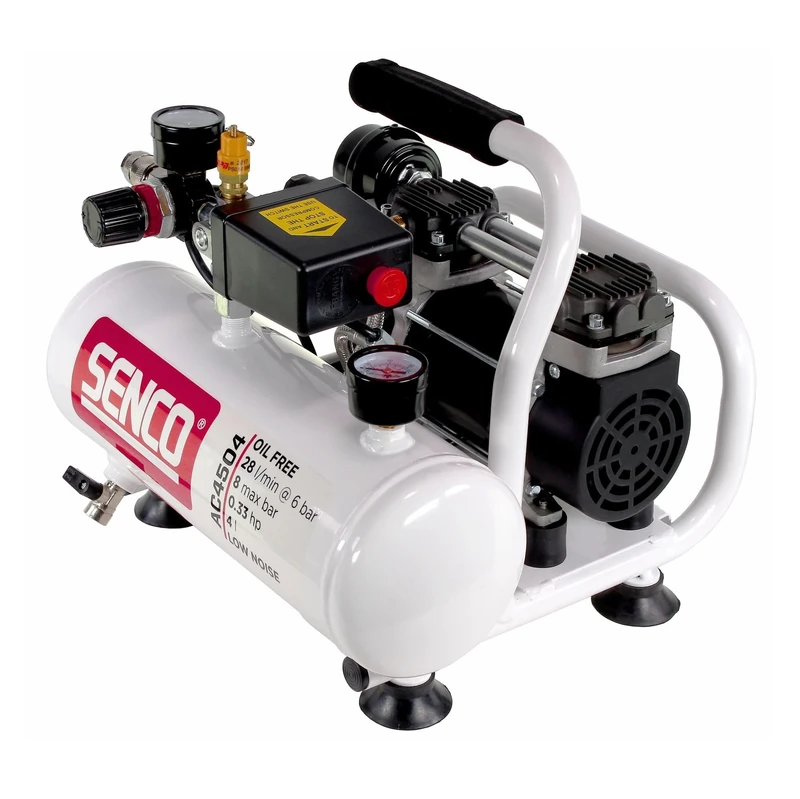 Senco AC4504 Low Noise Compressor, Oil Less Compressor Suitable for All Interior Jobs
