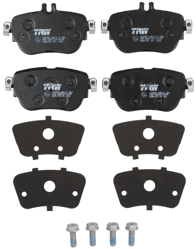 TRW GDB2155 Brake Pad Set of 4 for Mercedes-Benz E-Class (W213) 2016 - Rear Axle and Other Vehicles