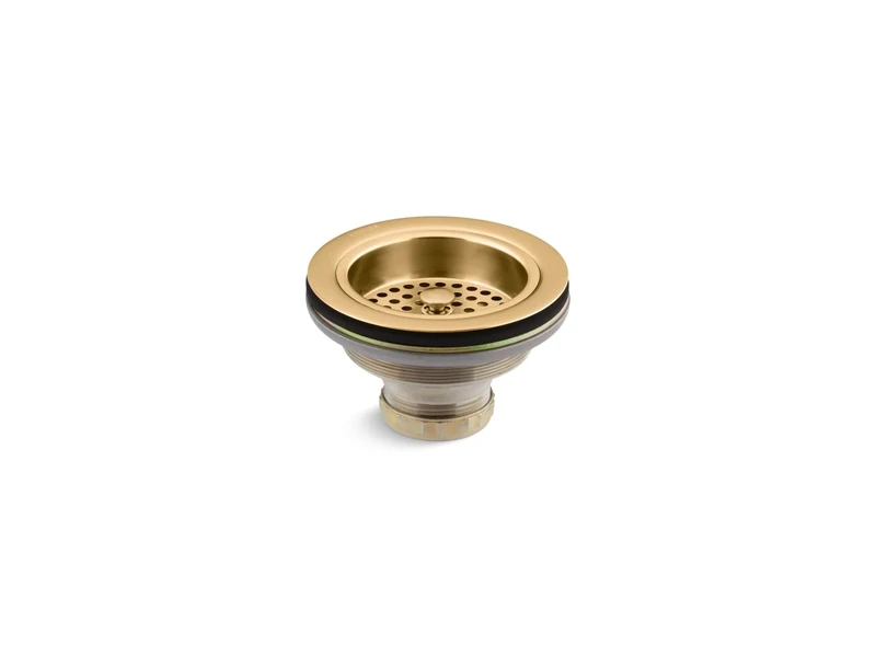 Kohler K-8799-2MB Duostrainer Sink Strainer, Brushed Modern Brass - Image 1