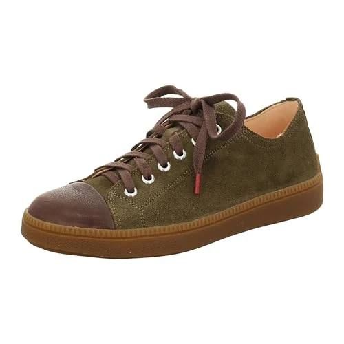 Think! Women's Turna Sustainable Replaceable Footbed Sneaker, 7000 Olive Estate, 9 UK