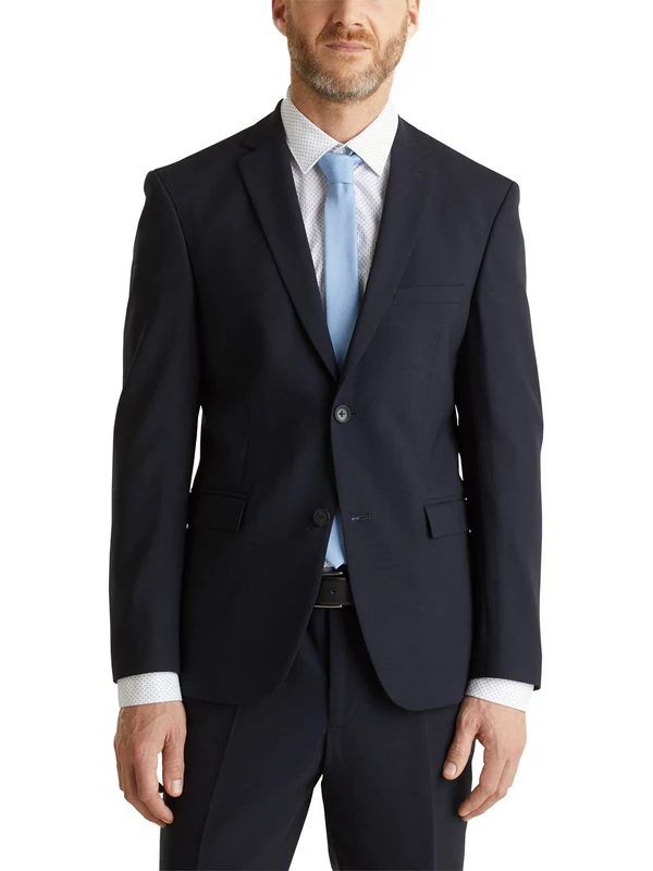 Esprit Collection Men's 990eo2g303 Blazer, Dark Blue, 44