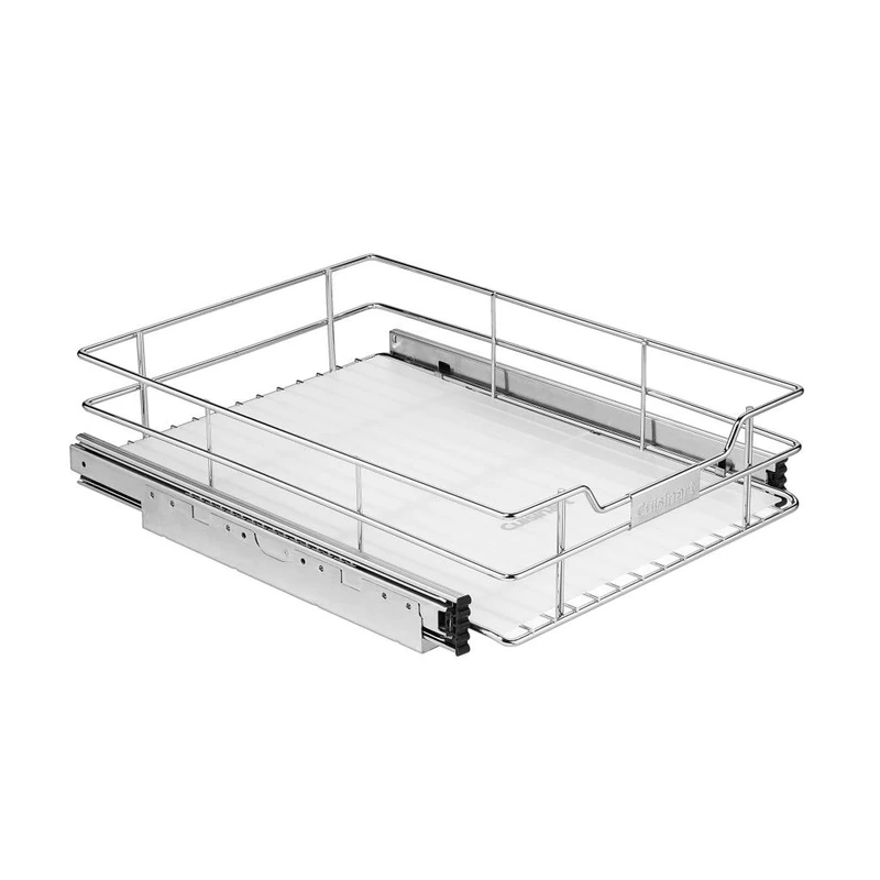 Cuisinart 14" Sliding Cabinet Organizer, Chrome Finish