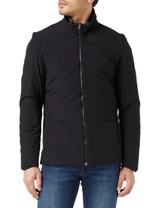FALKE Men's Padded Jacket, Men, Jacket, 61004, Black, L