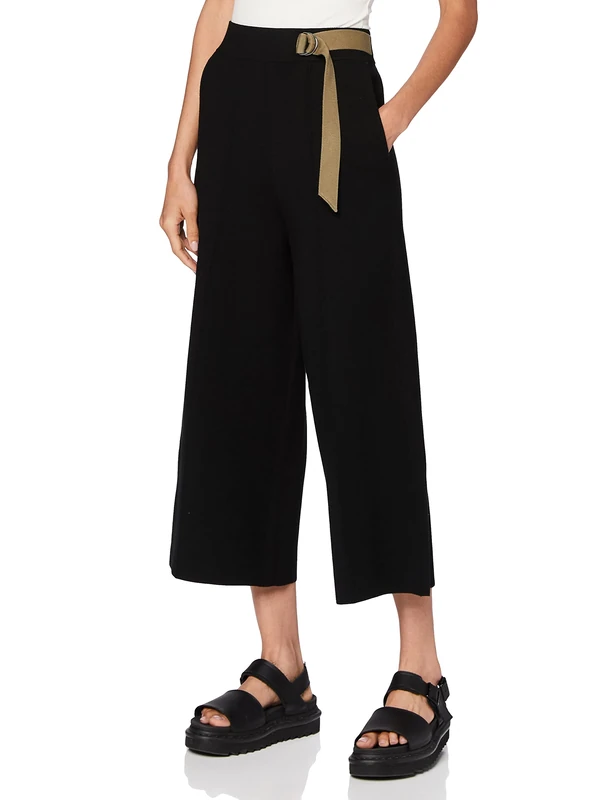 FALKE Women's Culotte Trousers, Black, XXS - Image 1