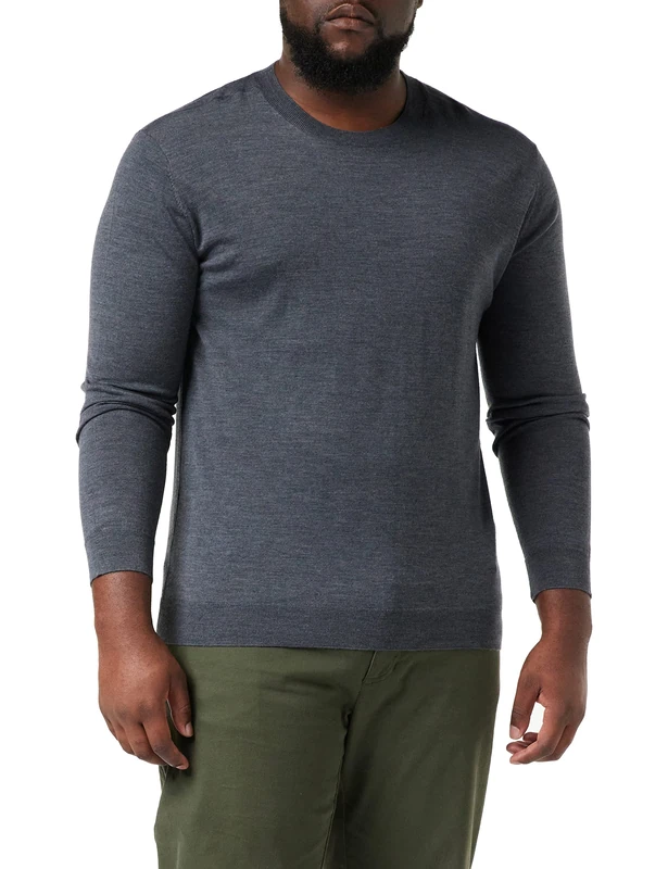 FALKE Crewneck Longsleeve Men's Longsleeve - Dark Grey, XXX-Large