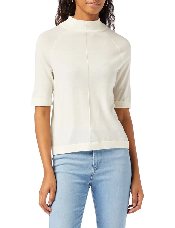 FALKE Rollneck T-Sh Pullover Women's Pullover - Cream, X-Large