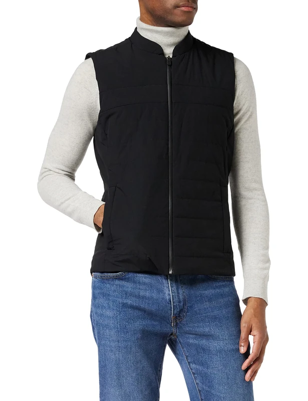 FALKE Fragment Men's Vest, Men, Waistcoat, 37371, Black, S
