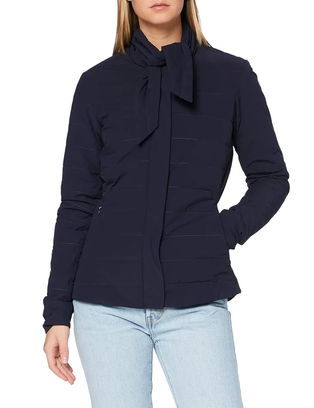 FALKE Women's Padded Jacket, Womens, Jacket, 65006, Night sky, XS