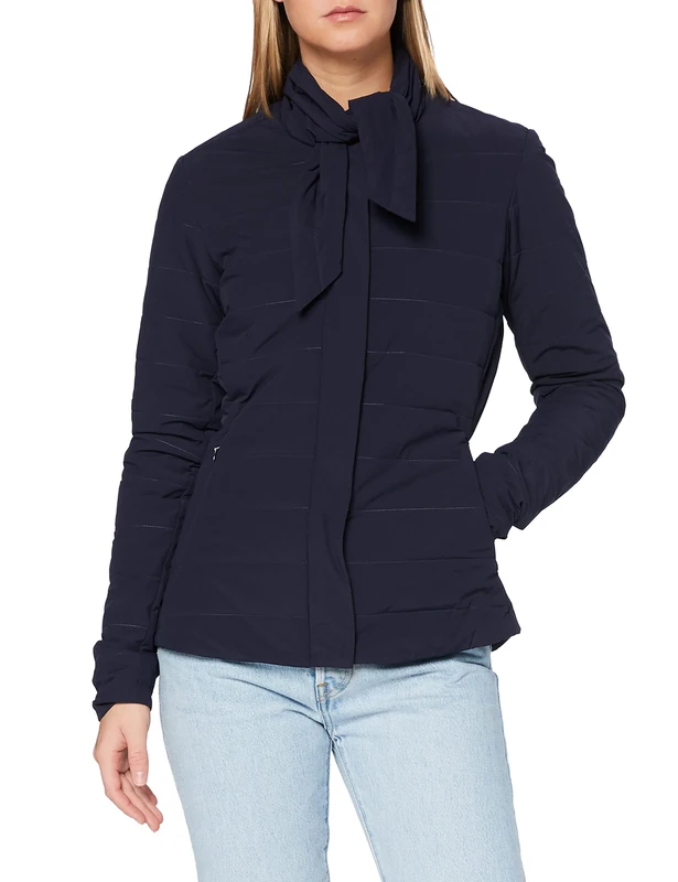 FALKE Women's Padded Jacket, Womens, Jacket, 65006, Night sky, XL
