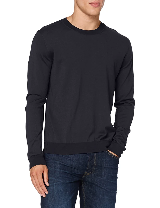 FALKE Crewneck Longsleeve Men's Longsleeve - Night Sky, X-Large