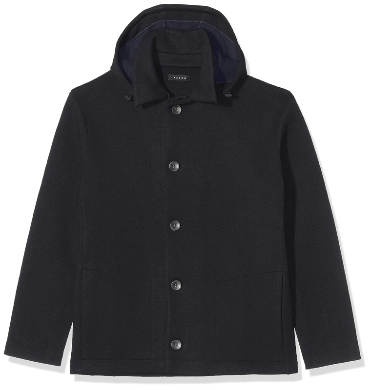 FALKE Men's Duffle Jacket, Men, Jacket, 61000, Black, 54 (EU) - Image 1