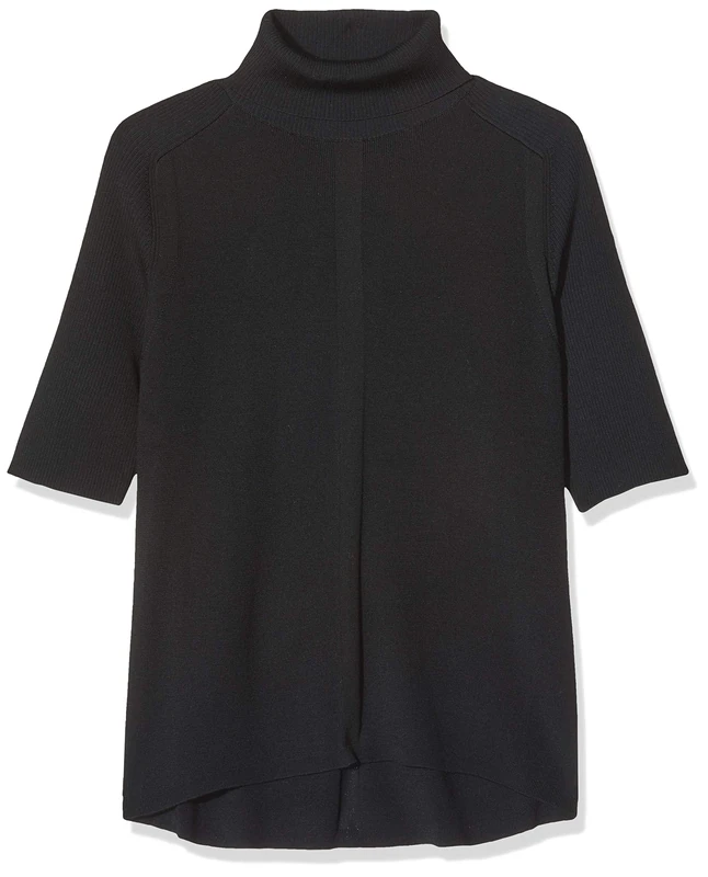 FALKE Crew Neck 1/2 Women's Pullover - Black, X-Large