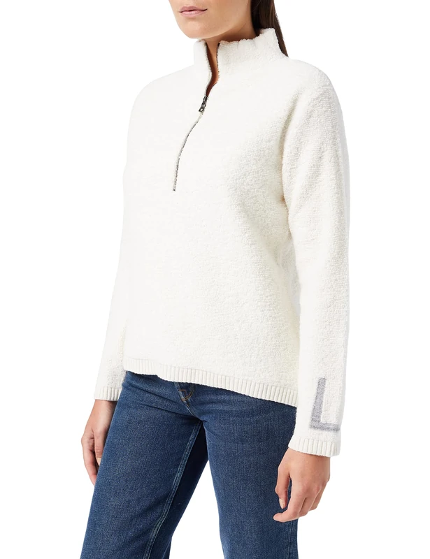 FALKE Turtle Women's Pullover, Womens, Jumper, 64020, cream, L