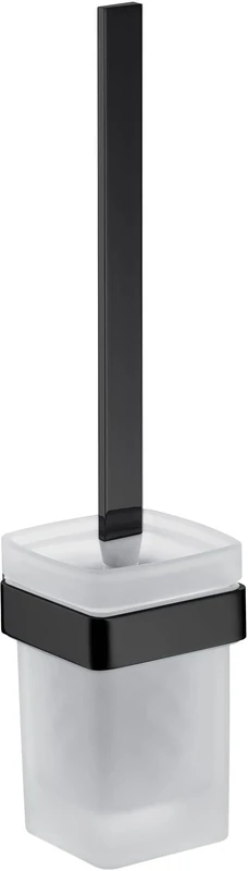 Emco Loft Satin Glass Brush Set, Black