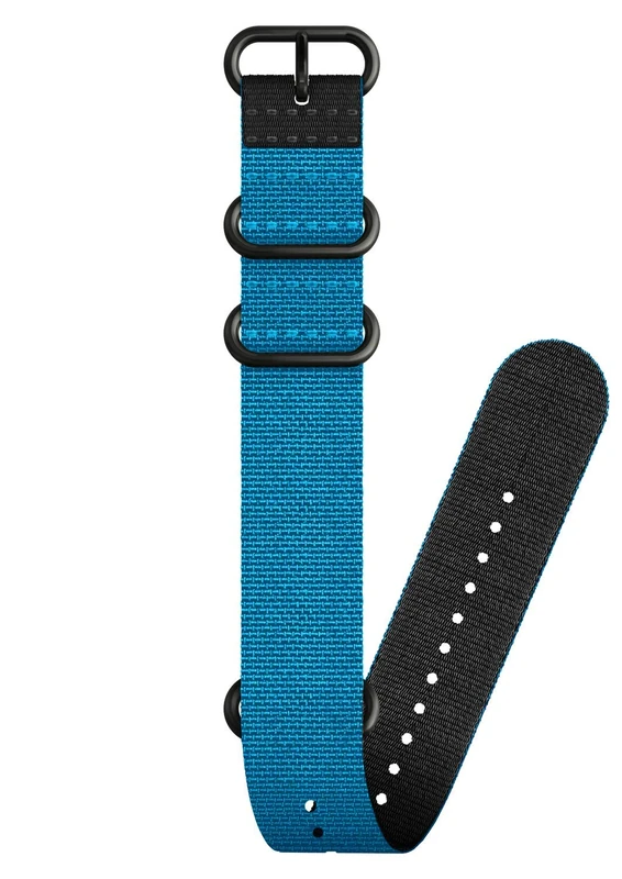Suunto Dive Unisex – Adult Dive 2 Textile Zulu Strap Watch Straps, Unisex - Adults, SS050265000, Blue, L - Image 1