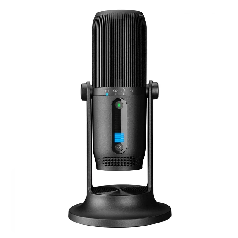 THRONMAX MDRILL ONE PRO (M2PB) - USB Condenser Microphone - VERTIGAIN technology & 16-bit/48KHz audio recording - Jet Black