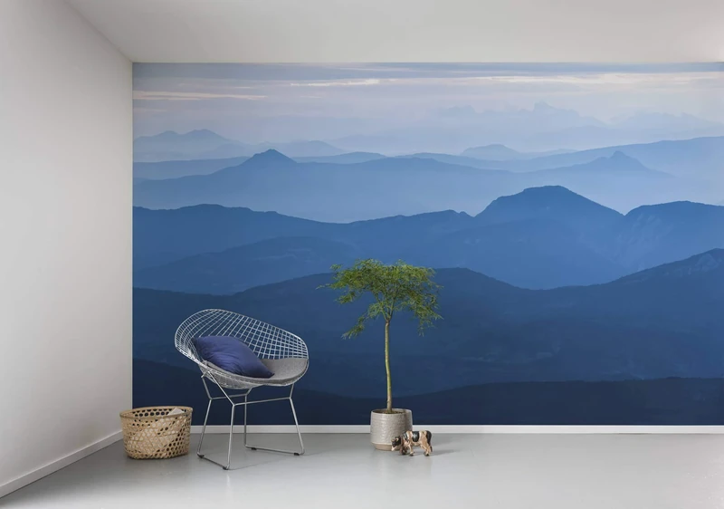 Komar Non-Woven Photo Wallpaper Blue Mountain 400 x 250 cm (Width x Height)