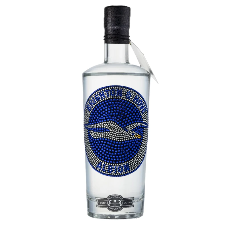 Brighton & Hove Gifts for Men & Women | Official FC Crystal Edition Birthday Vodka for Seagulls Football Fans | Premium Alcohol by Bohemian Brands – 150 cl