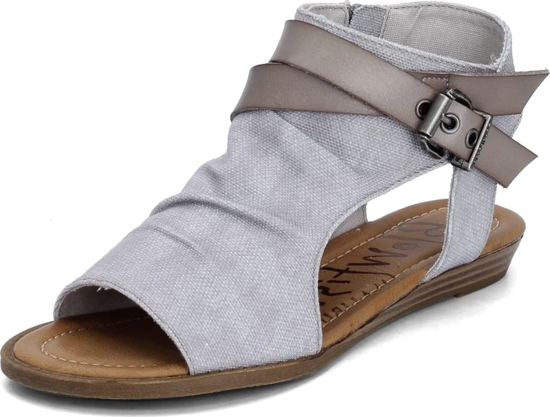 Blowfish Malibu Women's Balla4Earth Sandal, Shelll Recycled Plastic/Smoke, 4.5 UK