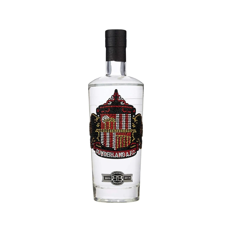 Sunderland Gifts for Men & Women | Official Sunderland AFC Crystal Edition Birthday Vodka for Black Cats Football Fans | Premium Alcohol by Bohemian Brands – 150 cl