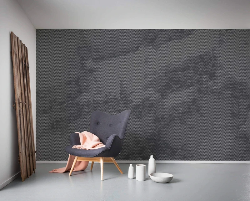 Komar Maya TewWD B/W Non-Woven Photo Wallpaper 400 x 250 cm (W x H), Bedroom, Living Room, Hallway, Decoration, Wall Decoration