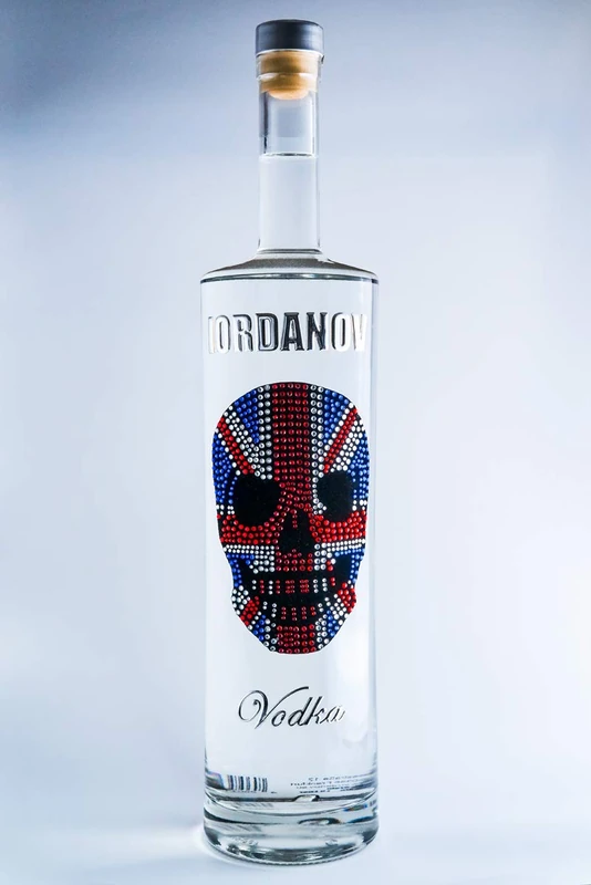 Iordanov Union Jack Skull Vodka, 150 cl