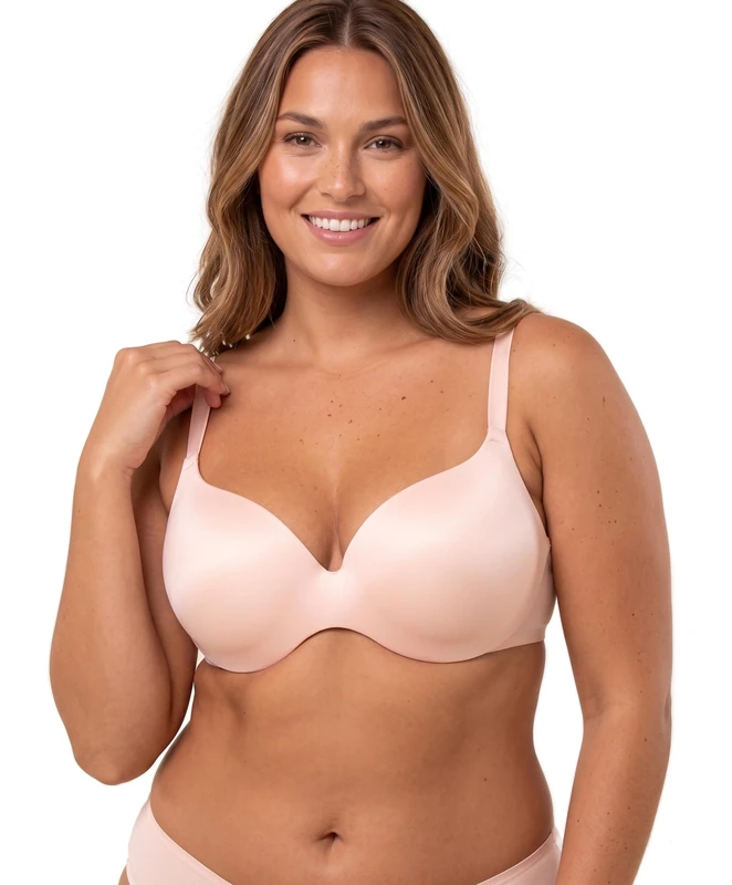 Royal Lounge 1001-910 Royal Fit Women's T-Shirt Bra Peach Pink 90C