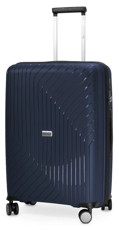 Hauptstadtkoffer - TXL - Lightweight Luggage Hard-Side Trolley, Polypropylene, 66 cm, 76 L, TSA, Dark Blue