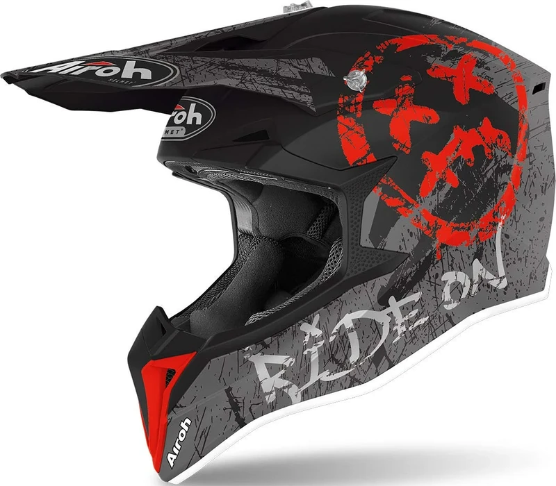 Airoh HELMET WRAAP SMILE RED MATT M