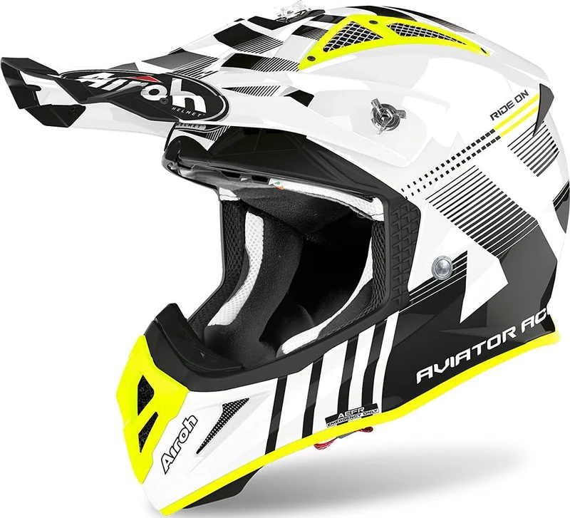 Airoh HELMET AVIATOR ACE NEMESI WHITE GLOSS S