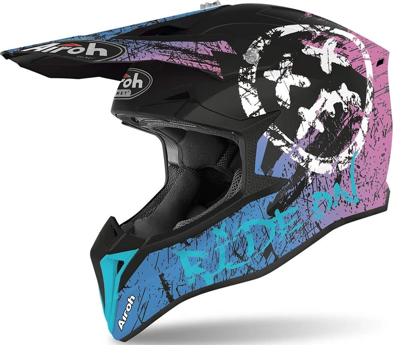 Airoh HELMET WRAAP SMILE VIOLET MATT XL