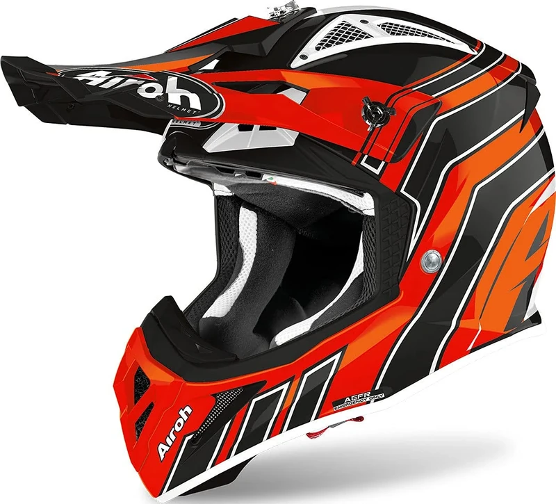 Airoh HELMET AVIATOR ACE ART ORANGE GLOSS S
