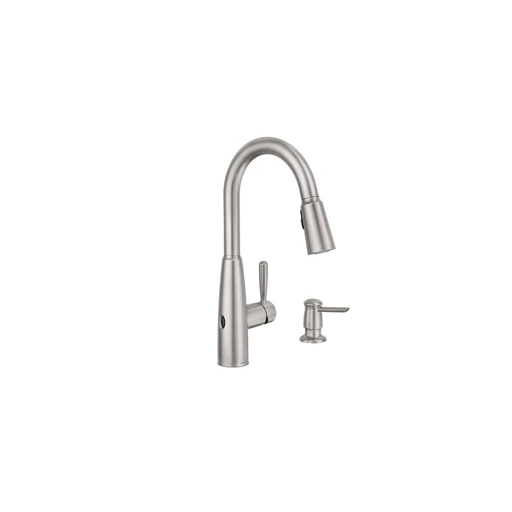 Moen Sperry with MotionSense Wave One-Handle Pull-Down Touchless Spot Resist Stainless Kitchen Faucet