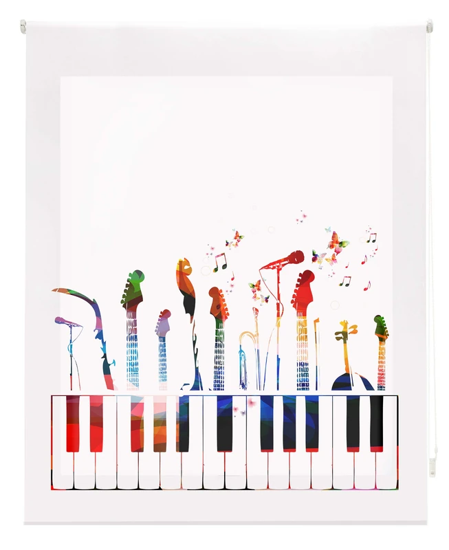 Blindecor Translucent Roller Blind 140X180 multicoloured