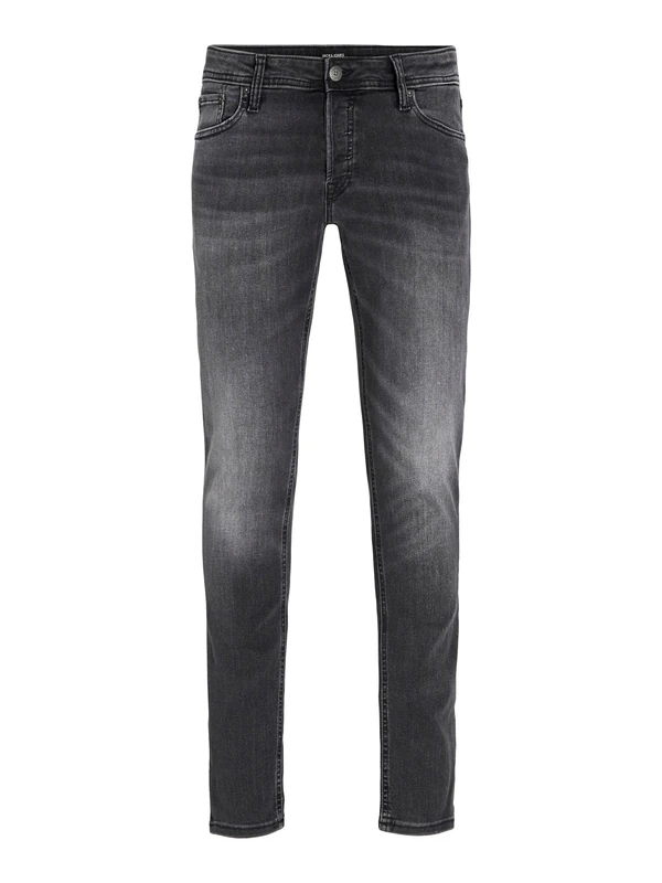 JACK & JONES Male Slim Fit Jeans Jjiglenn Jjoriginal CB 815 NOOS Slim Fit Jeans, Black Denim, 36 W/36 L