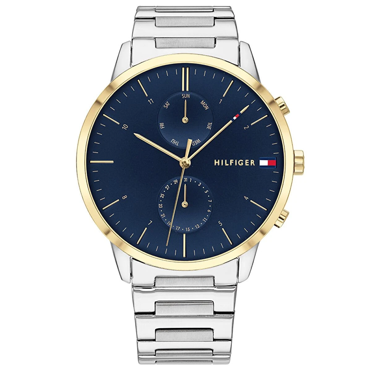 Tommy Hilfiger Analogue Multifunction Quartz Watch for Men with Silver Stainless Steel Bracelet - 1710408