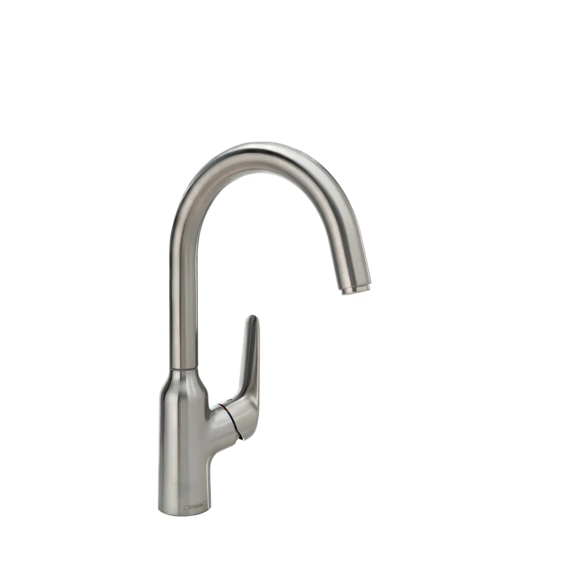 Hansgrohe 71802801 Bar Faucet, 1.75 GPM Sink, Stainless Steel Optic