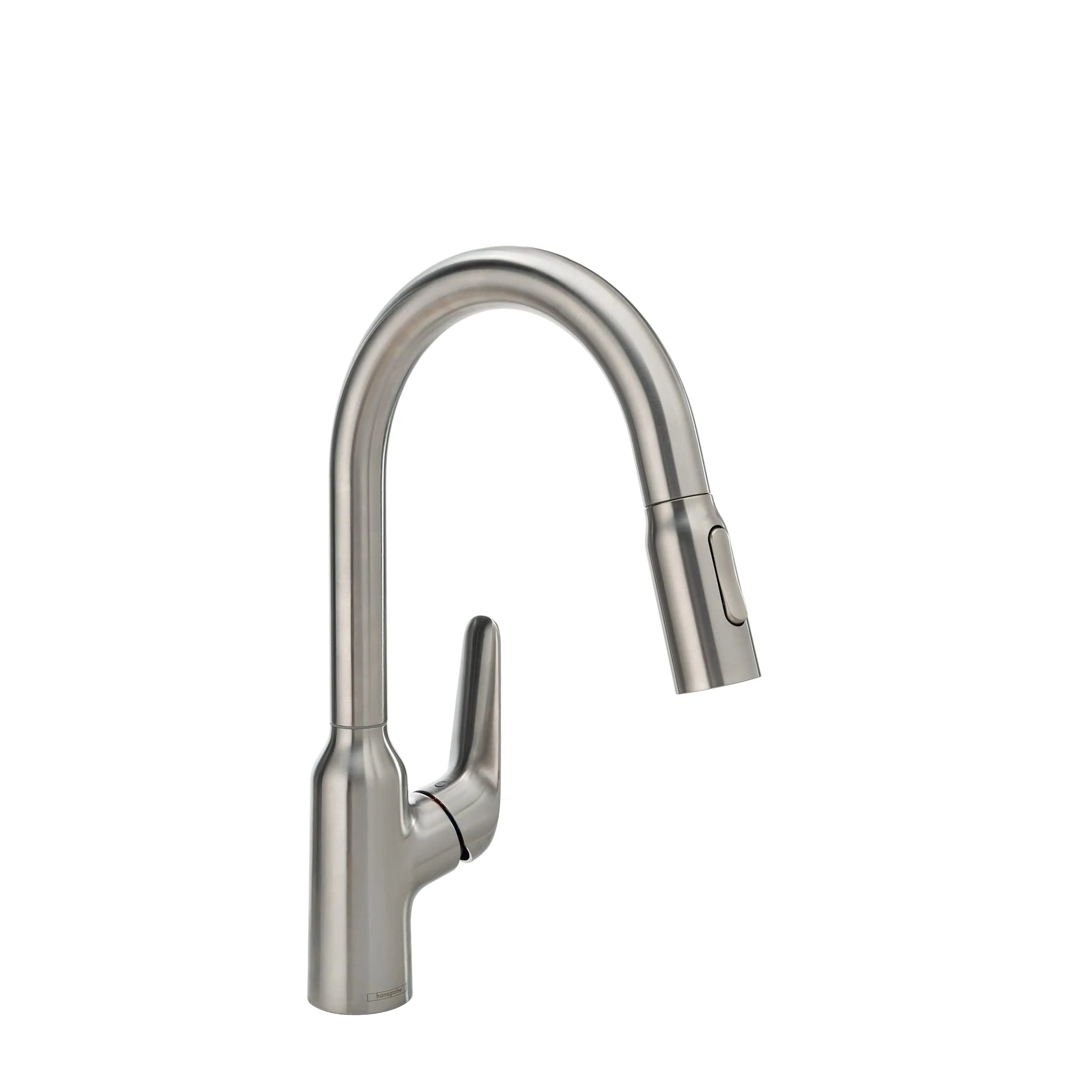 Hansgrohe 71801801 Prep Kitchen Faucet, 2-Spray Pull-Down, 1.75 GPM, Steel Optic