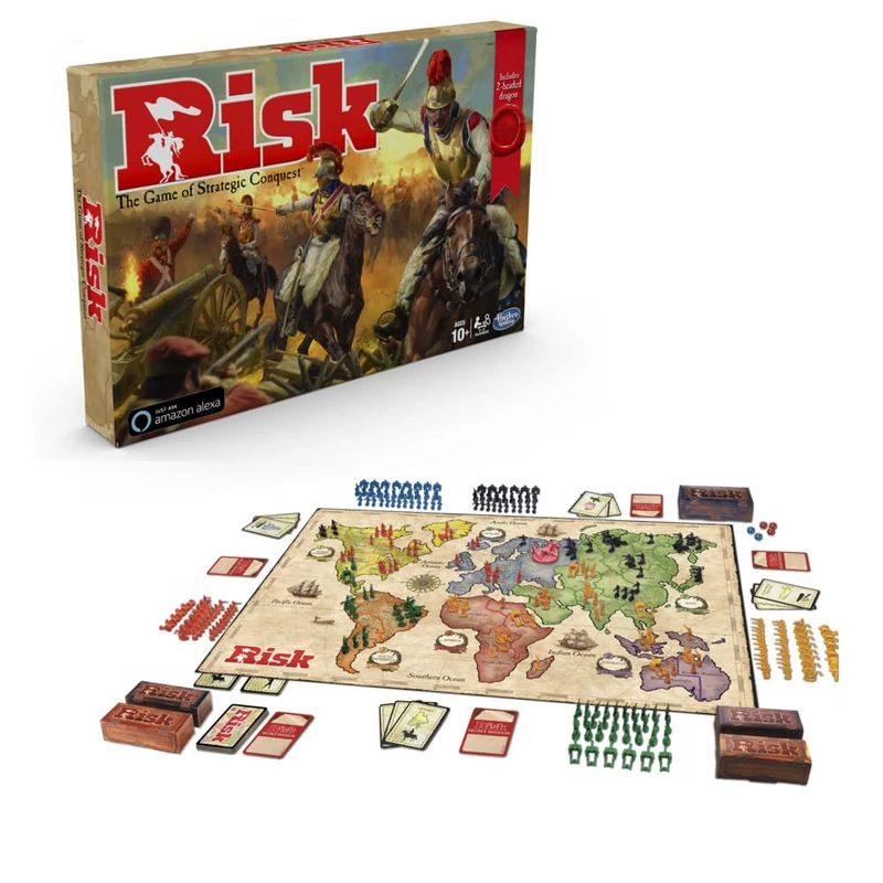Hasbro Gaming Risk Game With Dragon and Alexa Skill