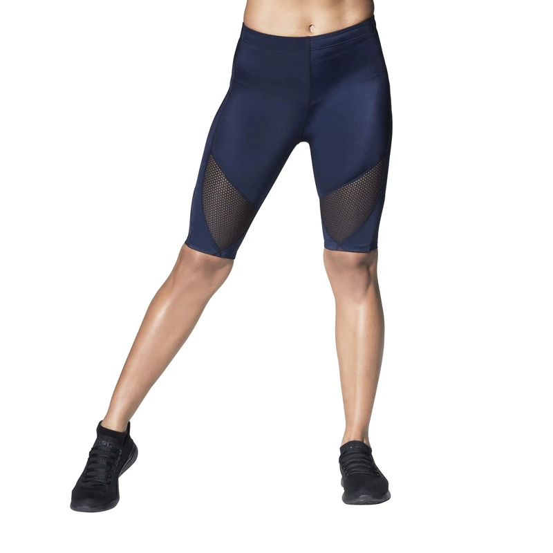 CW-X Women's Stabilyx Ventilator Joint Support Compression Short, True Navy, Medium